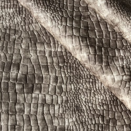 Crocodile upholstery Velvet